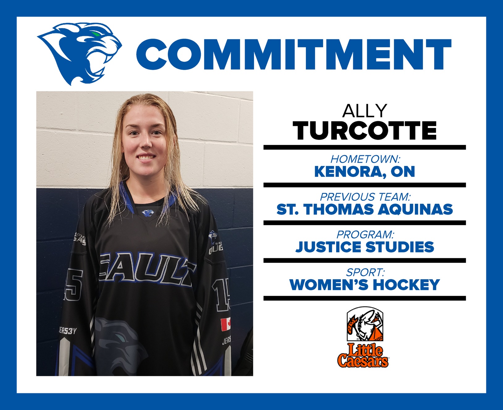 Ally Turcotte Commits to Cougars Women's Hockey for 2020-2021 Season