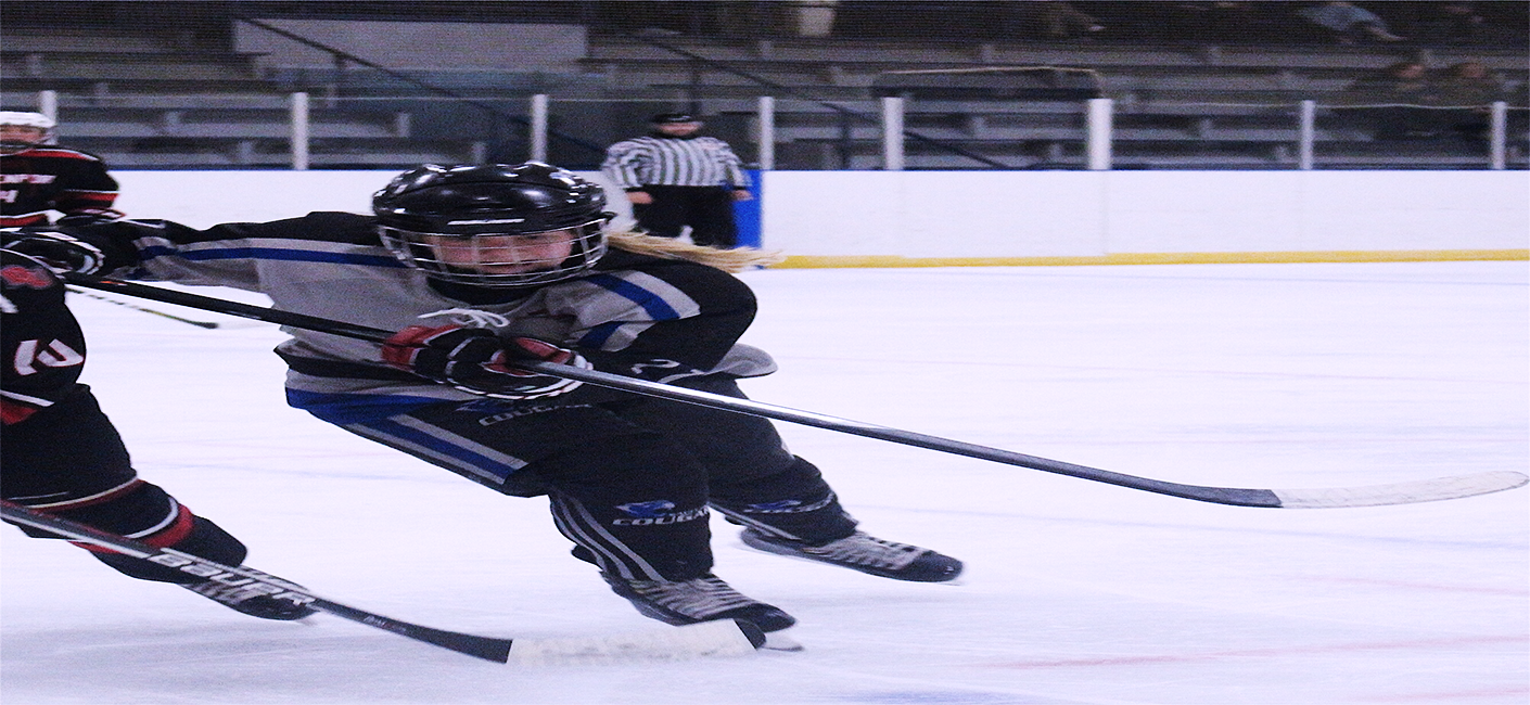 Sault Cougars in Action vs Davenport University in ACHA Hockey